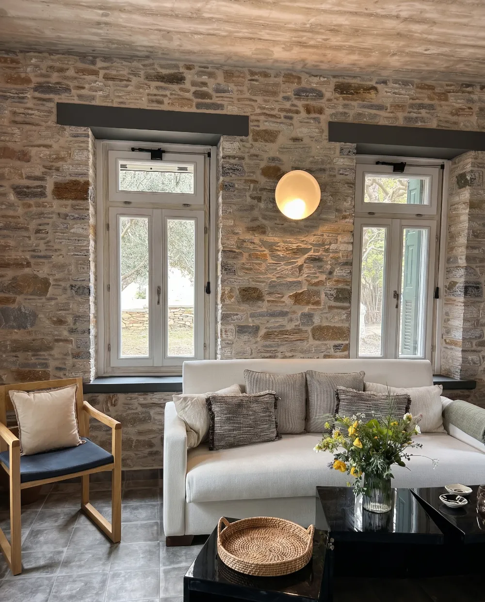 Villa Notos — living area